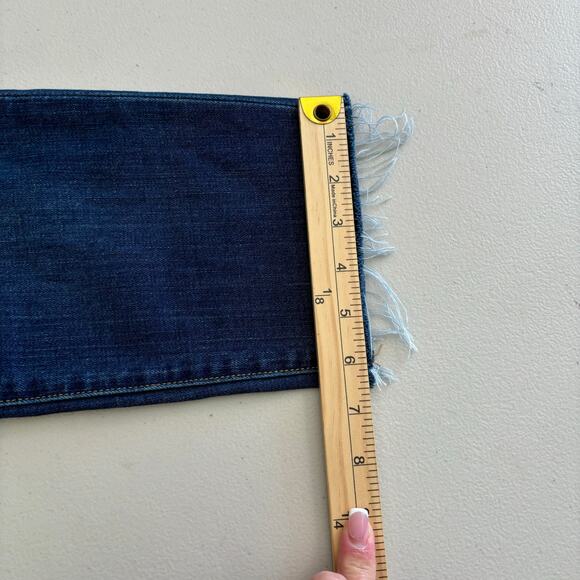 Cabi Jean's Women's Size 8 Low Rise Dark Wash Five Pocket Skinny Denim Jeans - Picture 10 of 12